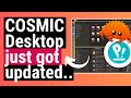 Popos cosmic desktop by system76 alpha incoming