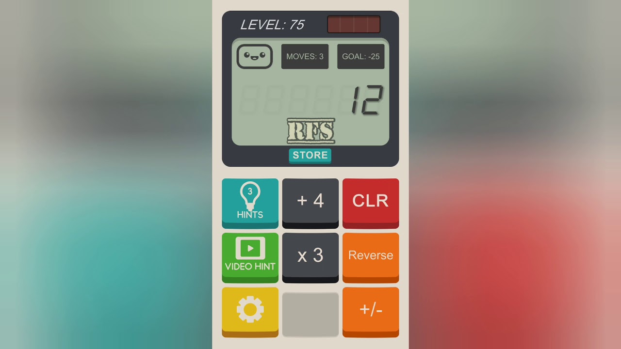 Calculator : The Game Level 75