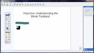 Beginner: Mimio Notebook Toolbar - Part 1