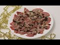 КАРПАЧЧО ИЗ ГОВЯДИНЫ С ВЯЛЕНЫМИ ПОМИДОРАМИ | ДВА РЕЦЕПТА КАРПАЧЧО | МЯСНАЯ ЗАКУСКА