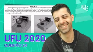 UFU 2020 - Physics - Q24 - A very common practice in schools is building a motor