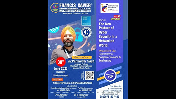 Webinar On "The New Posture Of Cyber Security in a Networked World"