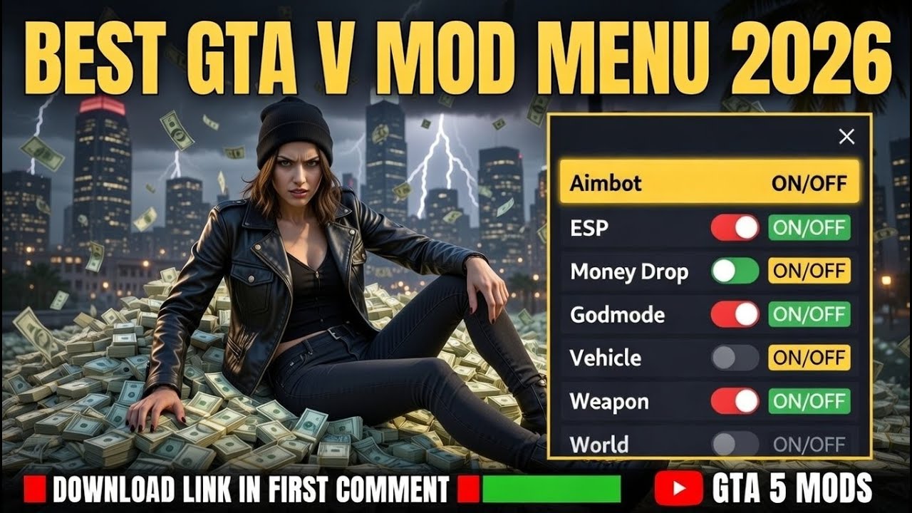 [Latest]KIDDIONS MOD MENU 2026 - GTA 5 MOD MENU FREE DOWNLOAD - GTA V ONLINE HACK + UPDATE SFT