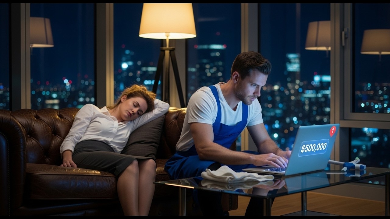 The CEO Pretended to Sleep to Test Her Janitor — What He Did Saved Her Company