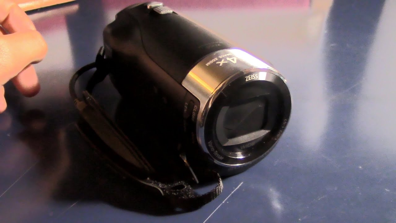 Sony HDRCX240 Camcorder Product Review YouTube