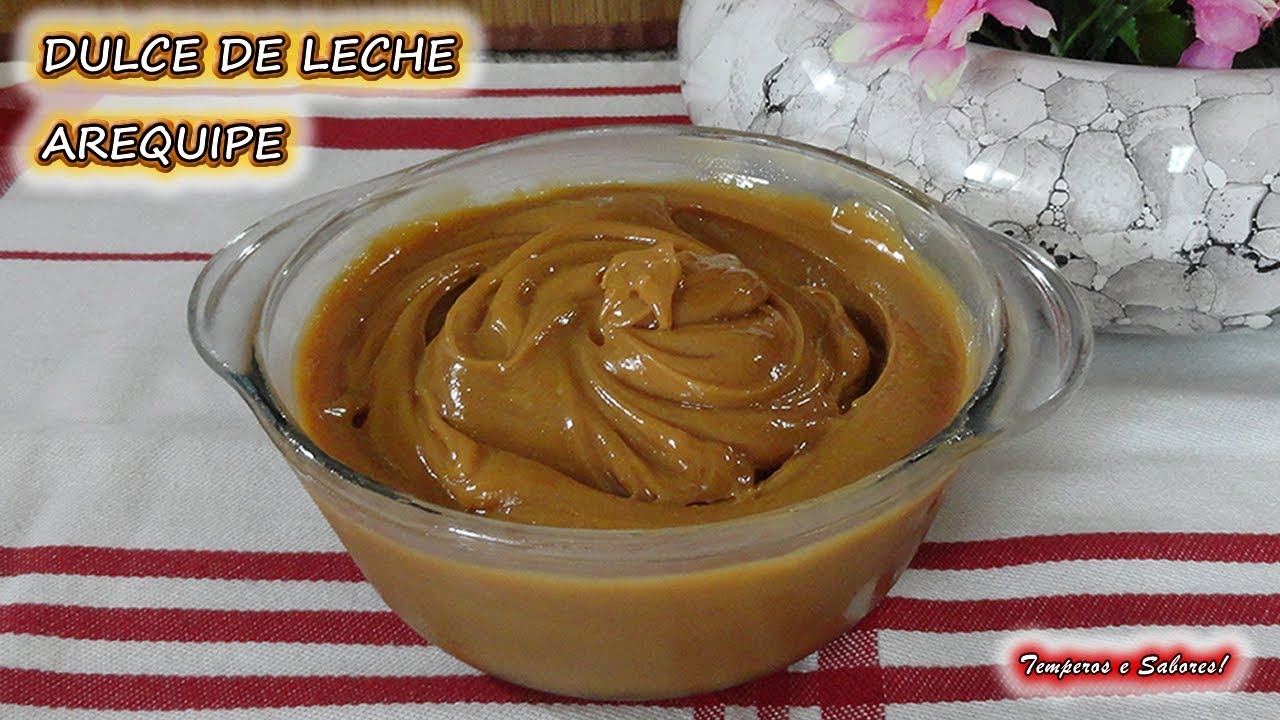 DULCE DE LECHE AREQUIPE receta básica, fácil y perfecta - YouTube