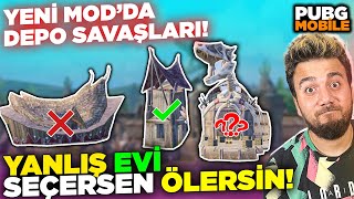 YANLIŞ EVİ SEÇERSEN ÖLERSİN! YENİ DİNAZOR MODU! PUBG Mobile Depo Savaşları Yeni Güncelleme 2.6