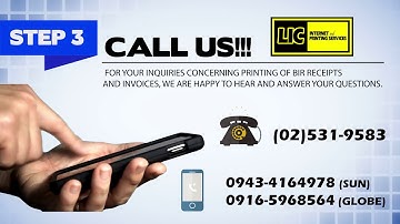 BIR Receipts & Invoices printing for NEW & OLD Taxpayers.