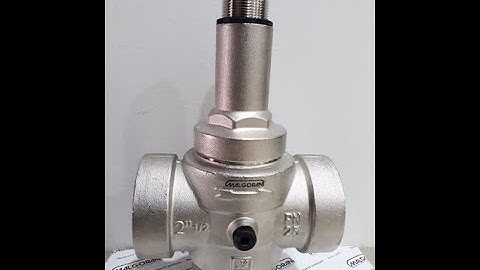 Cấu tạo và nguyên lý hoạt động van giảm áp nước