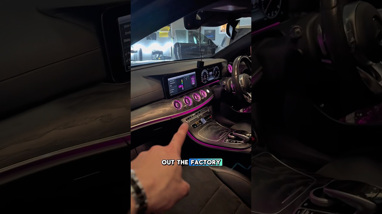MERCEDES E-CLASS AMBIENT LIGHT 👀🤩 