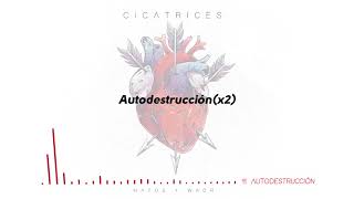 Natos y Waor - AUTODESTRUCCIÓN ft. Costa (Letra) [Cicatrices] chords