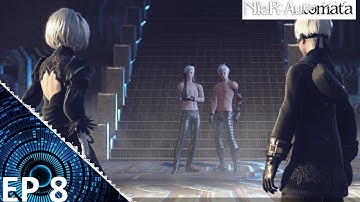 Adam & Eve on the scene!!! Aliens attack - NieR: Automata [Walkthrough] Part 8