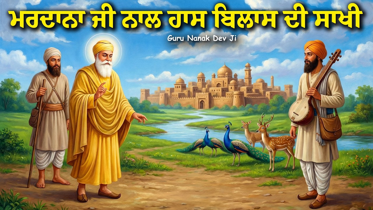 ਮਰਦਾਨਾ ਜੀ ਨਾਲ ਹਾਸ ਬਿਲਾਸ ਦੀ ਸਾਖੀ | Katha Guru Nanak Dev Ji | Ikk Panjab | Remix Katha