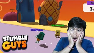 NEW MAP OR NEW BUG BIKINI BOTTOM SPONGEBOB HOUSE ! LETSGOO PARTY STUMBLE GUYS ! Live Stumble Guys