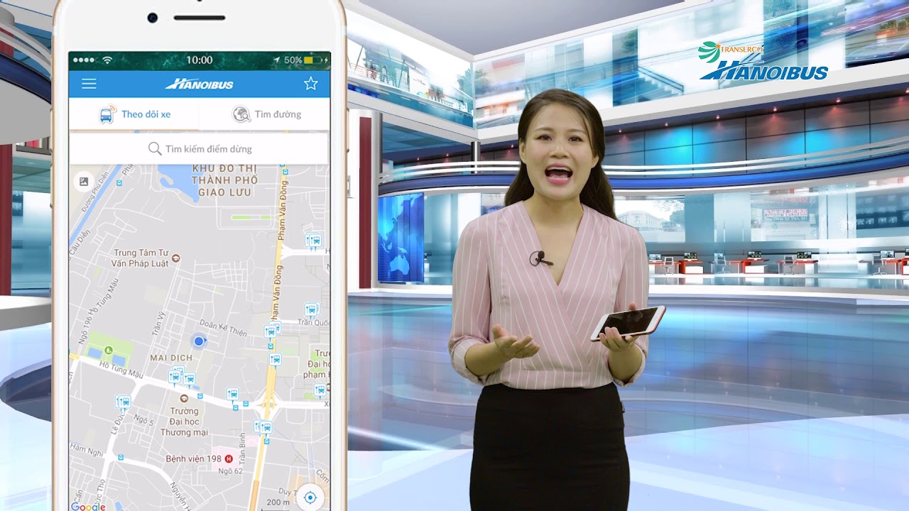 Hà Nội: Hành khách dễ dàng tìm lộ trình, thời gian xe buýt chạy - youtube