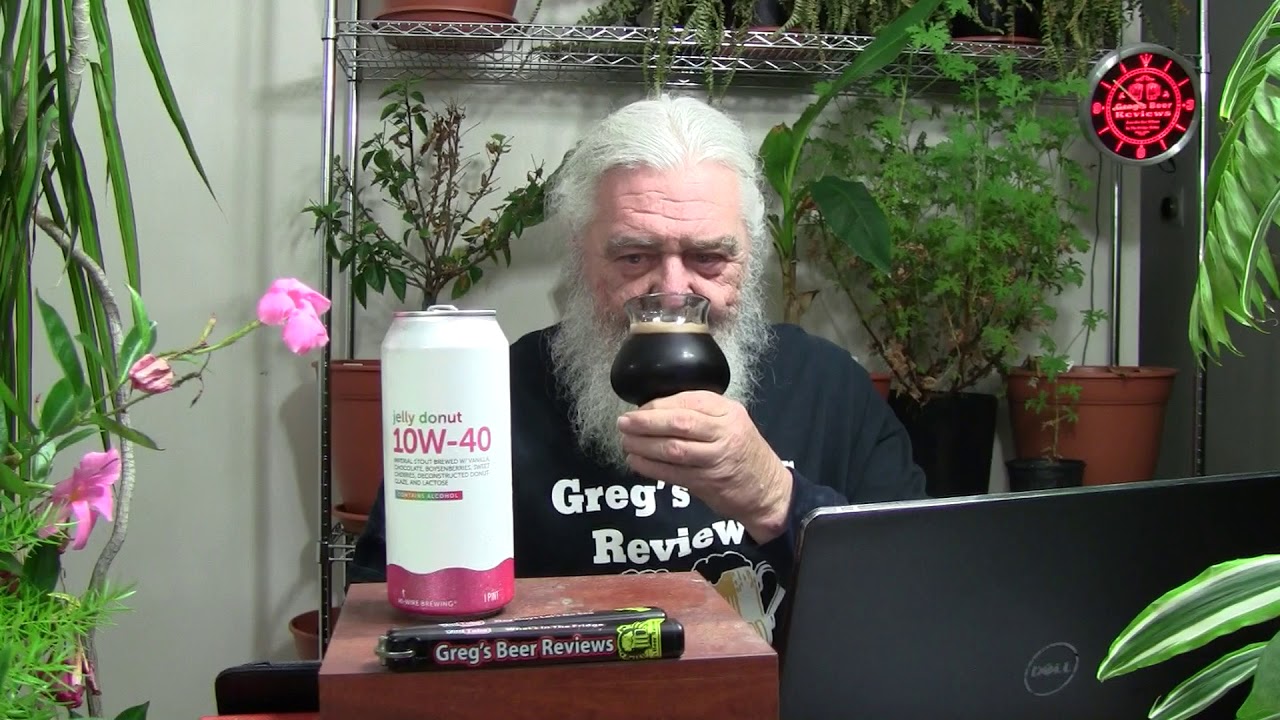 Beer Review # 3679 Hi-Wire Brewing Jelly Donut 10w-40 Imperial Stout