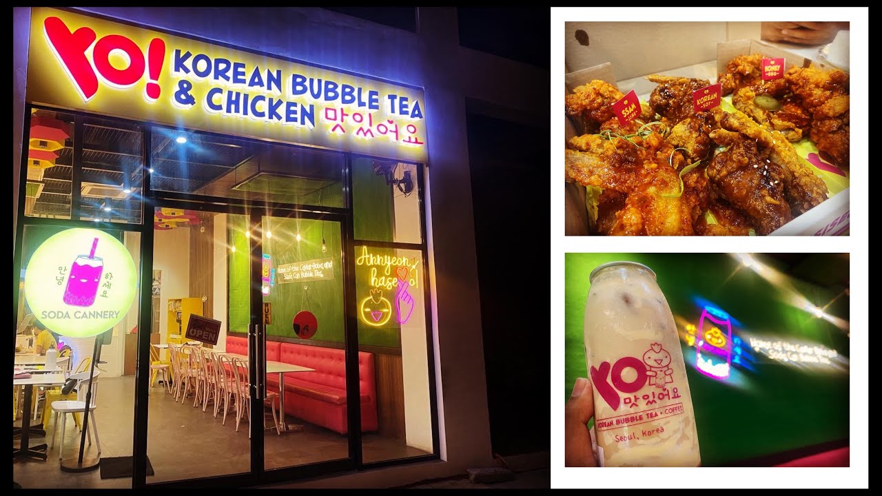 KOREAN CHICKEN YO! KOREAN BUBBLE TEA AND CHICKEN🧋🍗🇰🇷🥢 YouTube