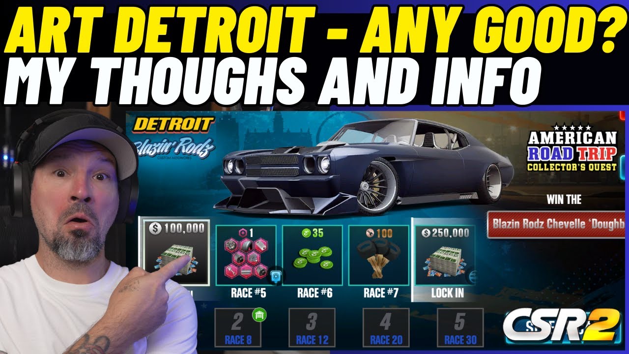 CSR2 ART5 Detroit | Event and Prize Car - Any Good? - YouTube