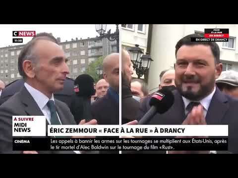 Xavier Iacovelli face à Zemmour dans les rues de Drancy Xavier Iacovelli face à Zemmour dans les rues de Drancy