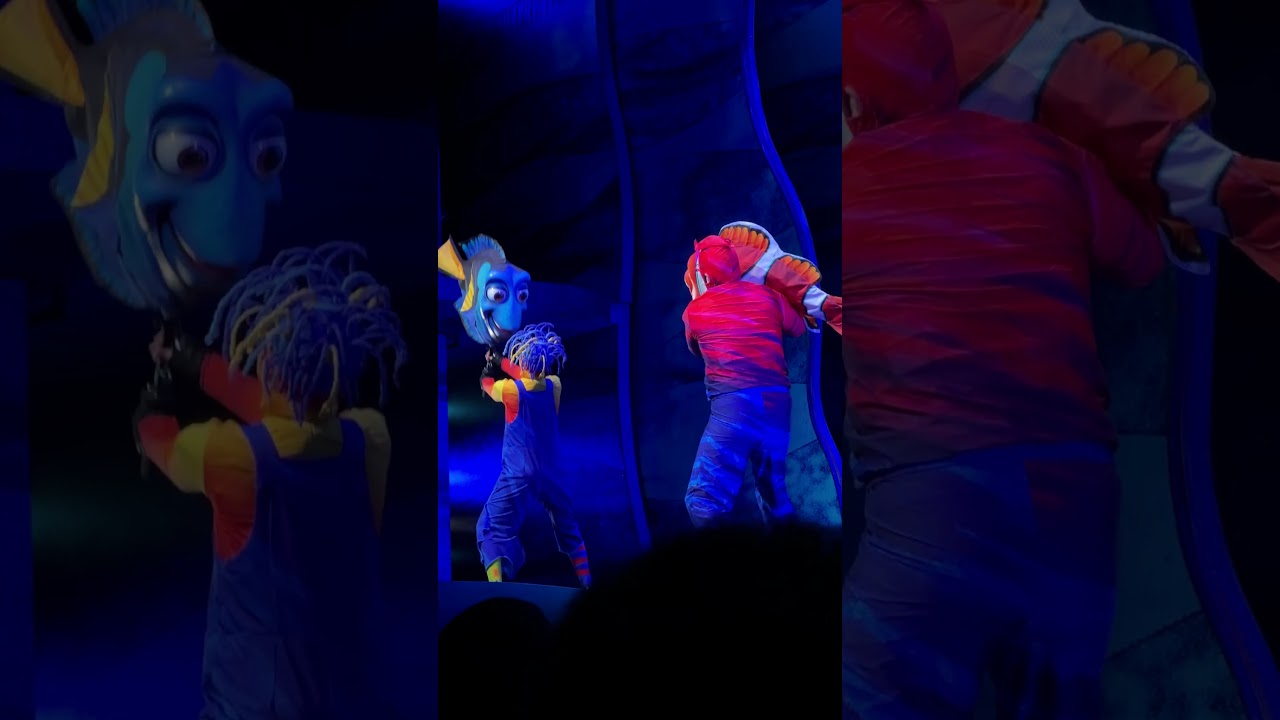 Dory forgot mid-sentence and then hit Marlin with ‘Can I help you?’ 