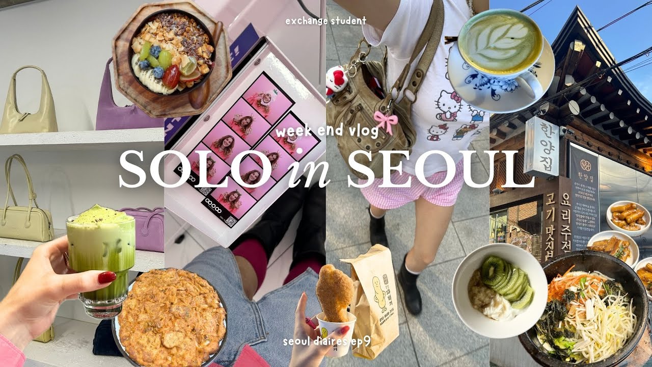 une VÉGÉTARIENNE à SÉOUL - week end vlog (balade, journaling, sunday reset)