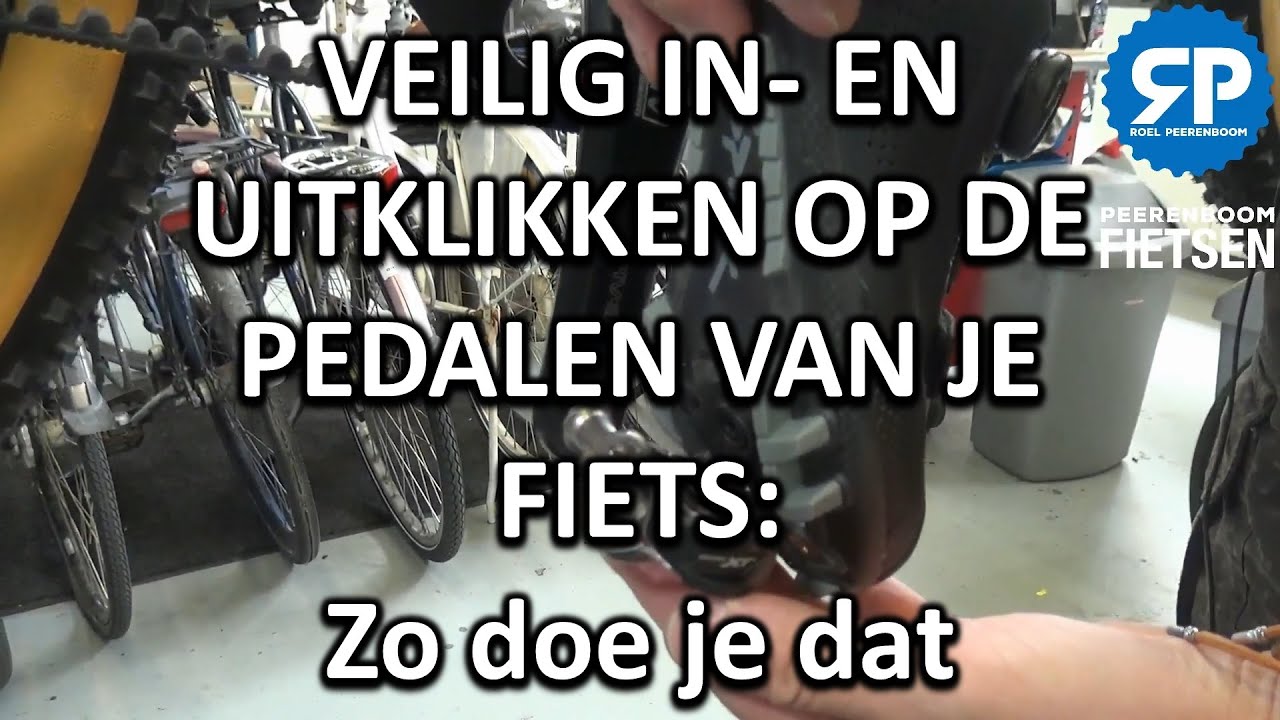 SPD KLIKPEDALEN, HOE KLIK VEILIG LOS EN VAST: Zo doe je dat - YouTube