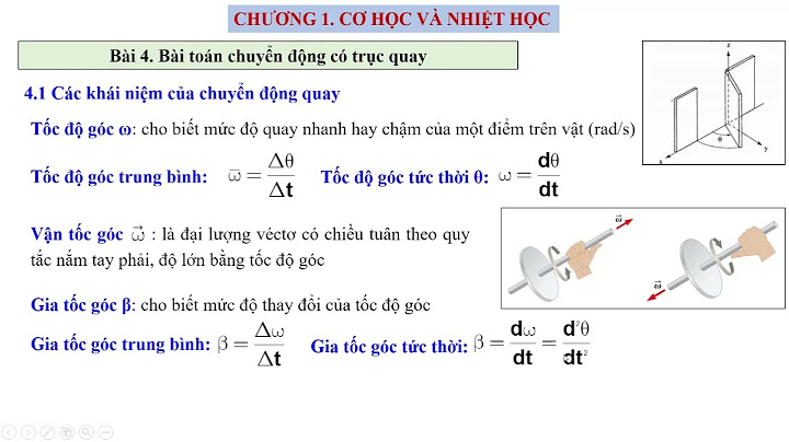 Momen lực đối với 1 trục quay là gì năm 2024