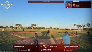 Ignite FastPitch vs. Beast Mode (2026.06.27) screenshot 1