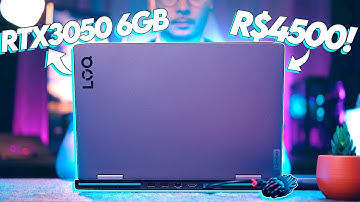 O LOQ tem o SUCO! Review do Lenovo LOQ i5 12450H + RTX 3050 de 6GB