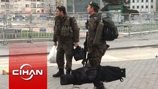 Özel harekatçılar Taksim'de