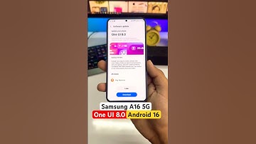 Samsung A16 One UI 8.0 Android 16 Update Features🔥