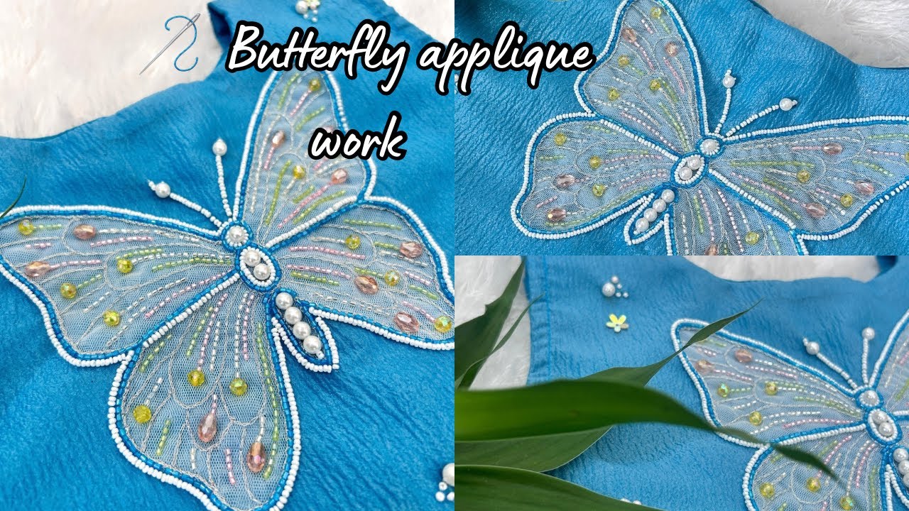 😱🪡Applique work ചെയ്യാൻ ഇത്ര എളുപ്പമായിരുന്നോ? |easy butterfly handwork design| 