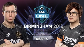 Dota2 - Ninjas in Pyjamas vs. TNC Predator - Game 2 - Group A - ESL One Birmigham 2019