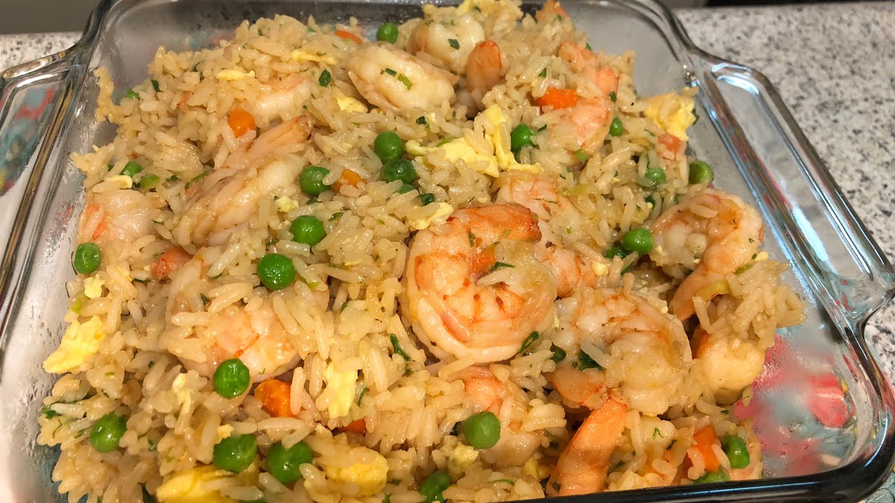 Arroz Con Camarones ,Deliciosa receta!! - YouTube