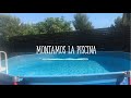 PONEMOS LA PISCINA DESMONTABLE, llegó el verano // Llulscafe