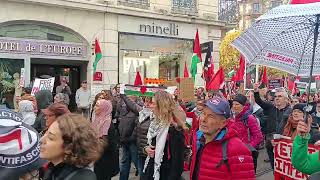 Manifestation de solidarité avec le peuple palestinien à Grenoble