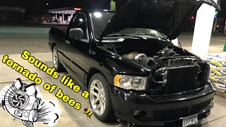 TURBO Dodge ram srt10 exhaust sounds and Pulls