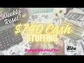 $740 CASH STUFFING #cashstuffing #cashenvelopes #cashbudgets #godlyfinances #sinkingfunds