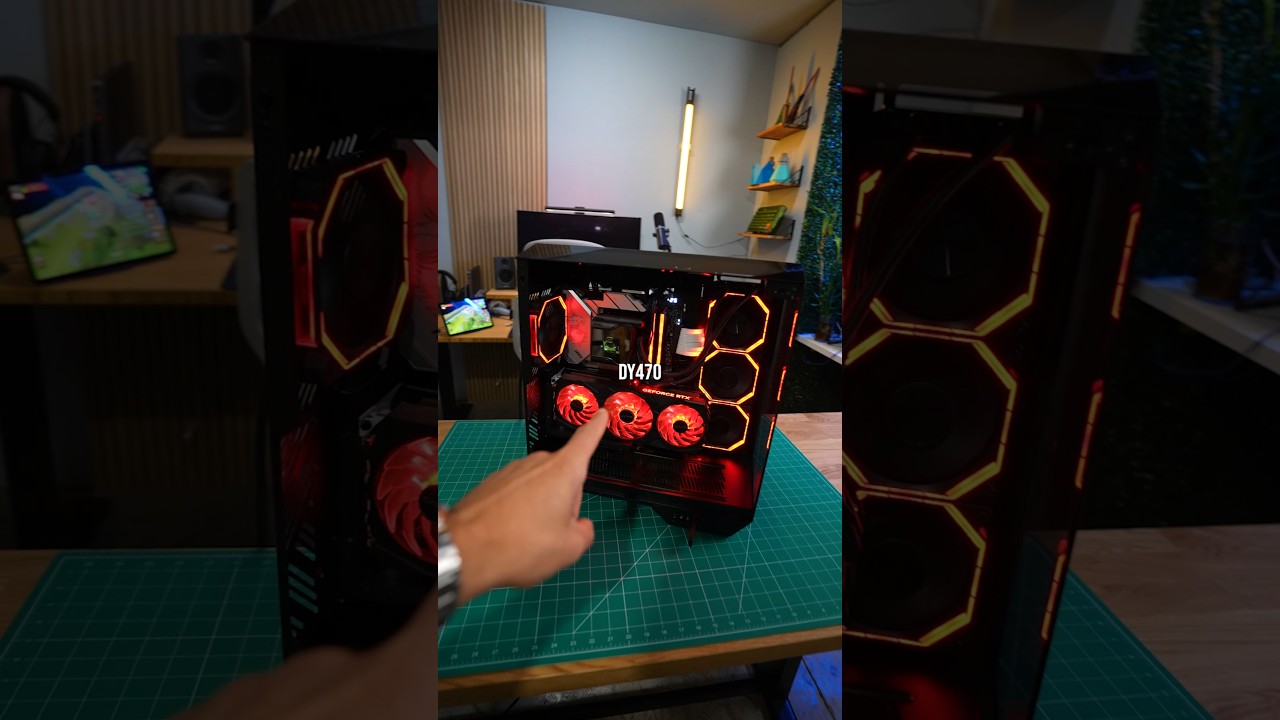 Моя любимая часть сборки корпуса Darkflash DY470 для ПК 