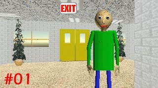 Baldi's Basics in Education and Learning  Playthrough Gameplay Part1 (Free indie horror Game) screenshot 4