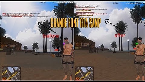 How to change SAMP chat font | gta samp pc