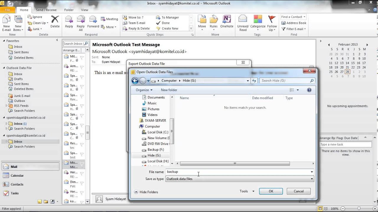 cara backup data outlook 2010 youtube backup outlook