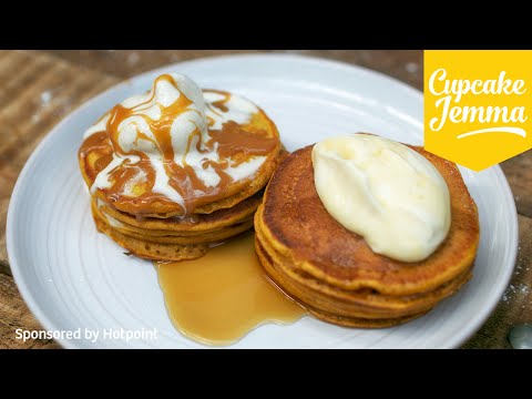 Pumpkin Pancake Recipe | Cupcake Jemma