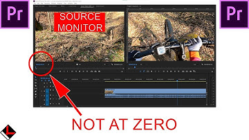 Premiere Pro wrong timecode in source monitor. Should start at zero 0