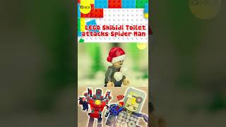 LEGO Skibidi Toilet Suddenly attacks Spider Man