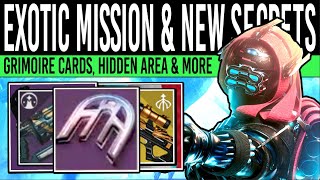 Destiny 2: EXOTIC MISSION & NEW SECRETS! Next REVEAL, Grimoire Returns, Hidden Area & Teasers!