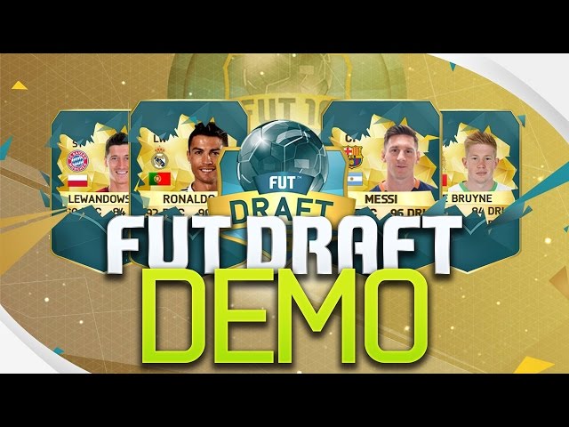 Kipróbálom: FIFA 16 - FUT Draft (demo)