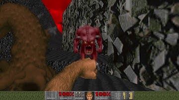 Original Doom Playthrough E3M1 E3M2