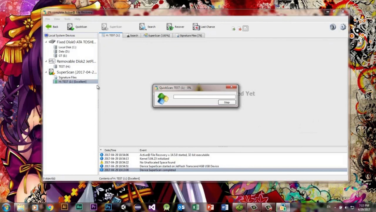 Khôi phục dữ liệu sau khi format bằng File Recovery