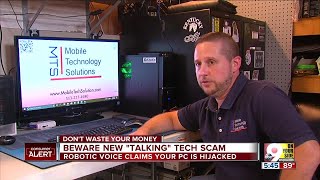 Beware new 'talking' tech scam